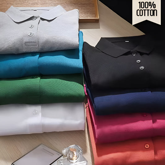 Herren-Polo-T-Shirt (langärmlig)