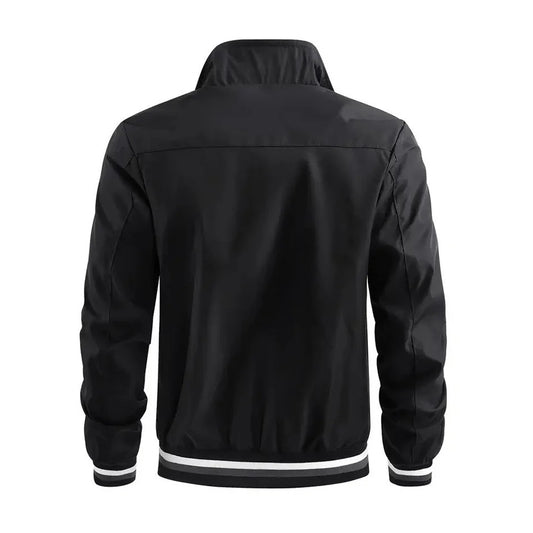Chaqueta casual para hombre (con cremallera completa)