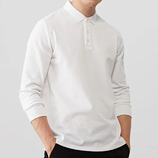 Herren-Polo-T-Shirt (langärmlig)