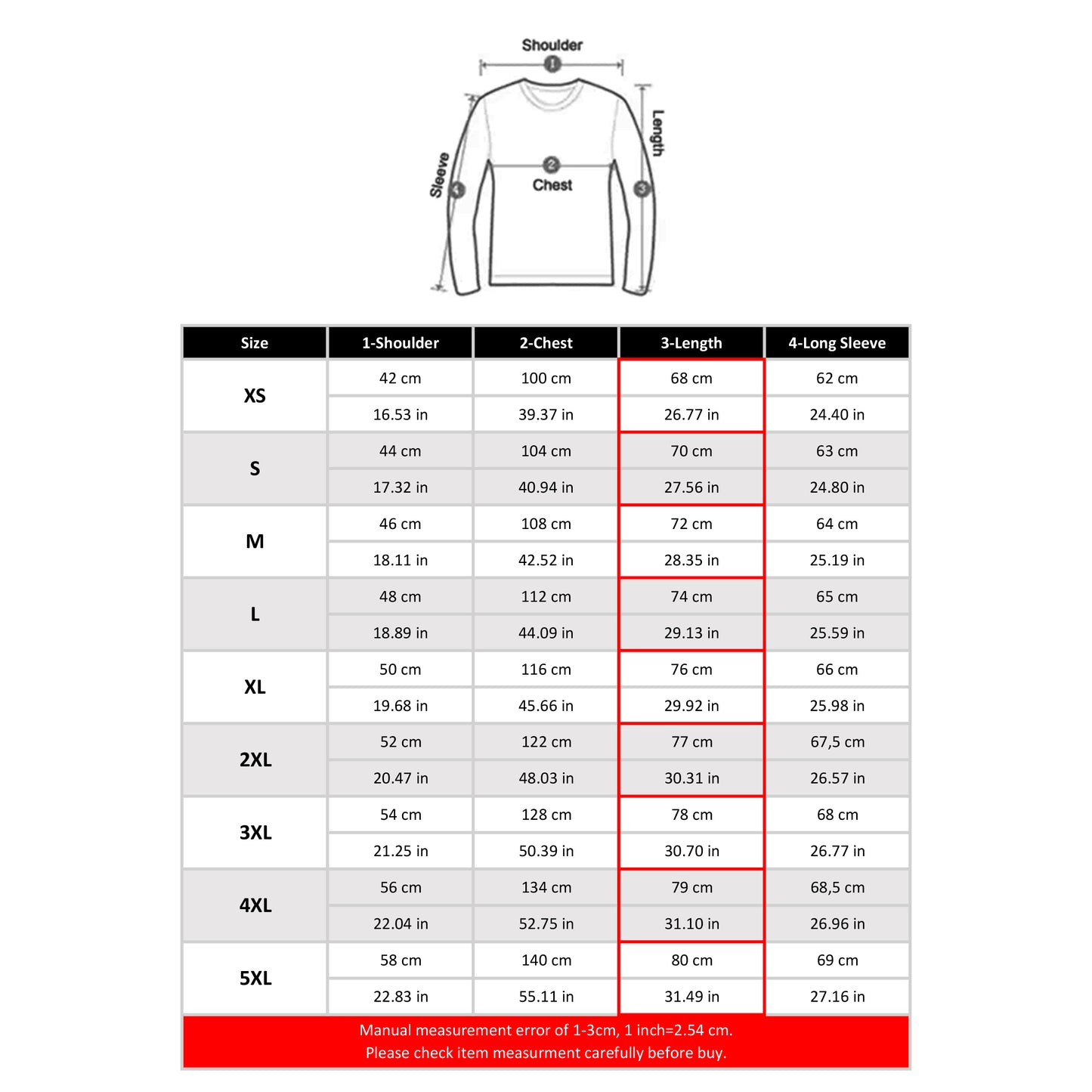 T-shirt homme (manches longues)