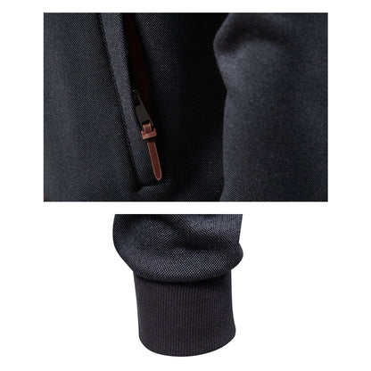 Sweat à capuche pour homme avec poches (fermeture éclair intégrale)