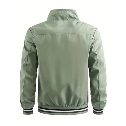 Chaqueta casual para hombre (con cremallera completa)