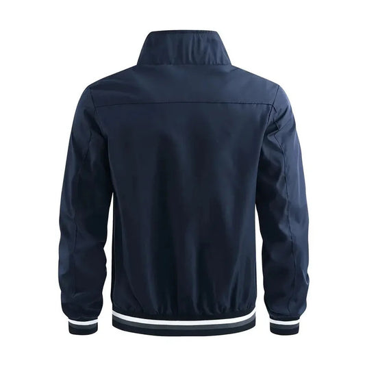 Chaqueta casual para hombre (con cremallera completa)