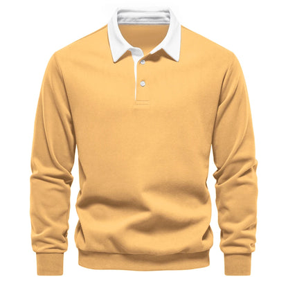 Men's Polo Neck Sweatshirt