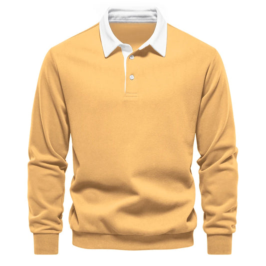 Men's Polo Neck Sweatshirt