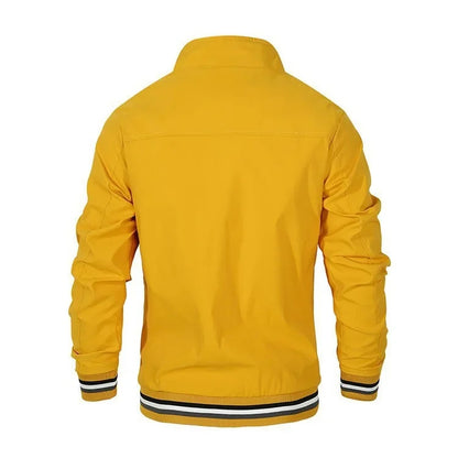 Chaqueta casual para hombre (con cremallera completa)