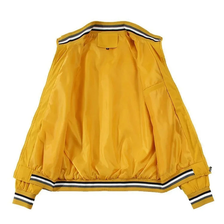 Chaqueta casual para hombre (con cremallera completa)