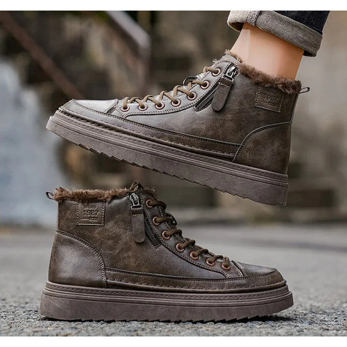 Bottes décontractées pour hommes (hiver)
