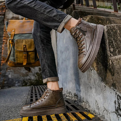 Bottes décontractées pour hommes (hiver)