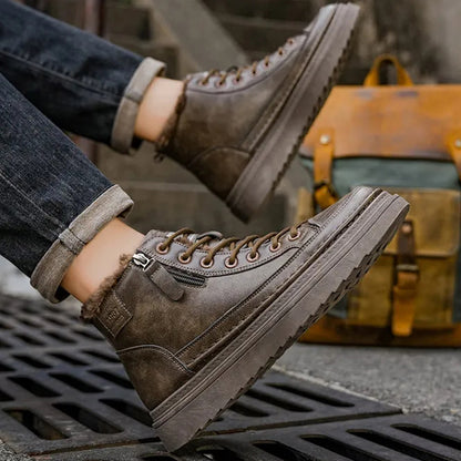 Bottes décontractées pour hommes (hiver)